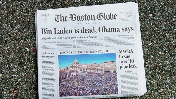 Boston Globe, front page - Sputnik International