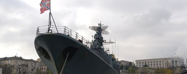 Russian Navy frigate Ladny in Sevastopol Russian Navy frigate Ladny in Sevastopol - Sputnik International