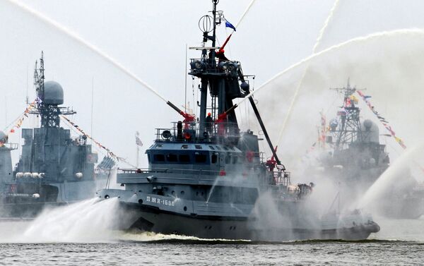 Parade rehearsal for RF Navy Day in Baltiysk - Sputnik International