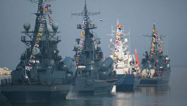 Navy Day parade rehearsal in Baltiysk - Sputnik International