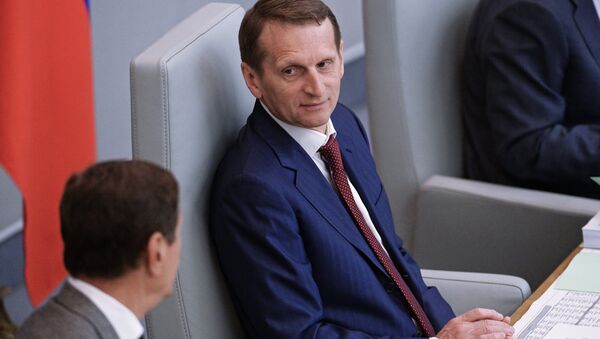 State Duma Chairman Sergey Naryshkin - Sputnik International