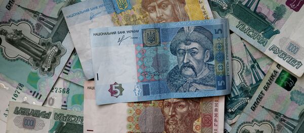 Russian and Ukrainian bills and coins - Sputnik International