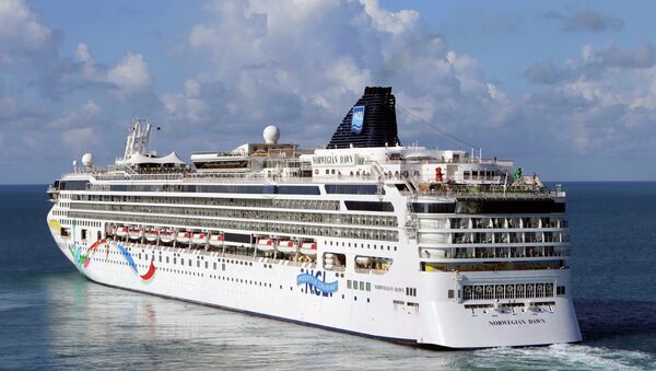 The Norwegian Cruise Line ship 'Norwegian Dawn - Sputnik International