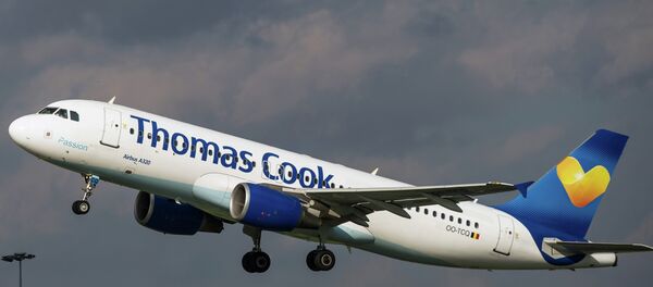 An airbus A320 of the Thomas Cook company An airbus A320 of the Thomas Cook company - Sputnik International