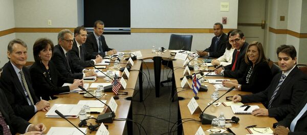 Talks on Cuba at the State Department in Washington Talks on Cuba at the State Department in Washington - Sputnik International