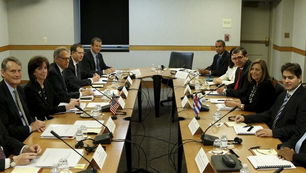 Talks on Cuba at the State Department in Washington - Sputnik International