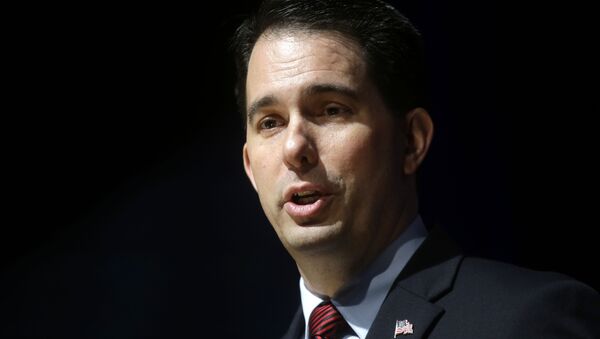 Wisconsin Governor Scott Walker - who is widely expected to announce his bid for the Republican presidential nomination for the 2016 election - has reaffirmed his conviction that the US should be able to take pre-emptive military action against what he calls certain attacks on the United States. - Sputnik International