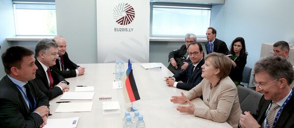 Ukraine's President Poroshenko visits Latvia - Sputnik International