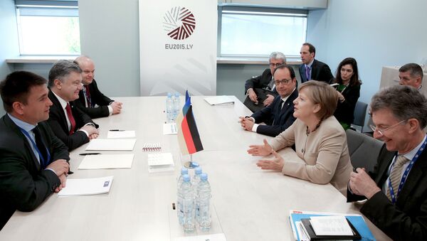 Ukraine's President Poroshenko visits Latvia - Sputnik International
