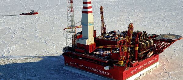 Prirazlomnaya offshore oil platform - Sputnik International