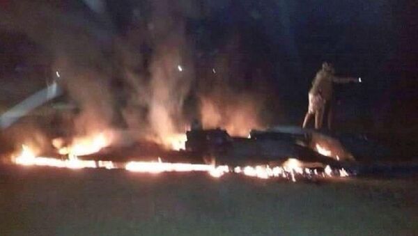 Saudi F16 jet shot down in Bani Hareth - Sputnik International