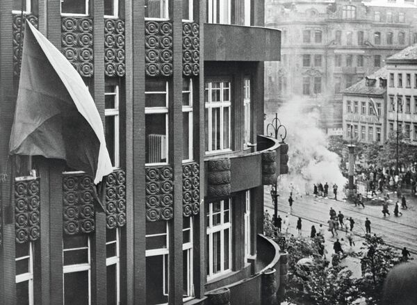 On the streets of Prague On the streets of Prague - Sputnik International