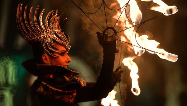 Fire Carnival in Moscow - Sputnik International