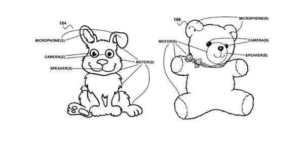 An illustration of the toys from the patent submitted by Google An illustration of the toys from the patent submitted by Google - Sputnik International