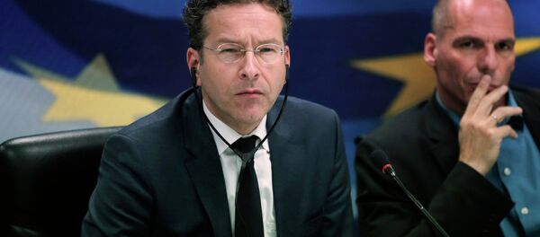 Dutch Finance Minister and Eurogroup President Jeroen Dijsselbloem Dutch Finance Minister and Eurogroup President Jeroen Dijsselbloem - Sputnik International