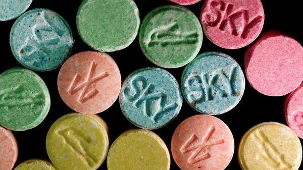Ecstasy pills, which contain MDMA as their main chemical - Sputnik International