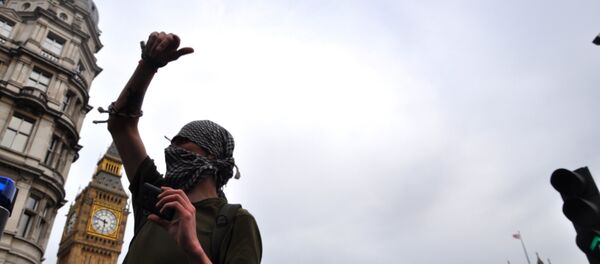 Anti-government protest in London - Sputnik International