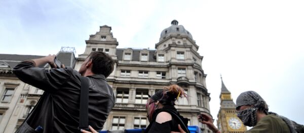 Anti-government protest in London Anti-government protest in London - Sputnik International