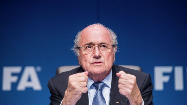 FIFA President Sepp Blatter is up for reelection to his post just one day after seven FIFA officials were arrested on charges of racketeering, bribery and wire fraud. - Sputnik International