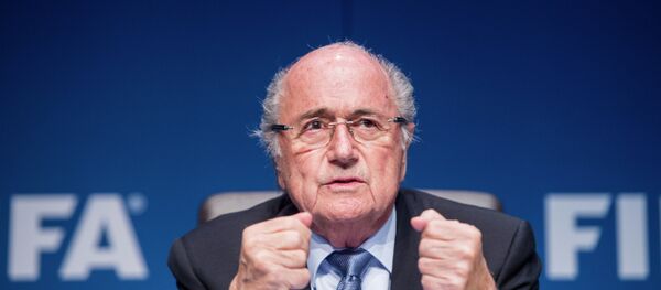 FIFA President Sepp Blatter is up for reelection to his post just one day after seven FIFA officials were arrested on charges of racketeering, bribery and wire fraud. FIFA President Sepp Blatter is up for reelection to his post just one day after seven FIFA officials were arrested on charges of racketeering, bribery and wire fraud. - Sputnik International