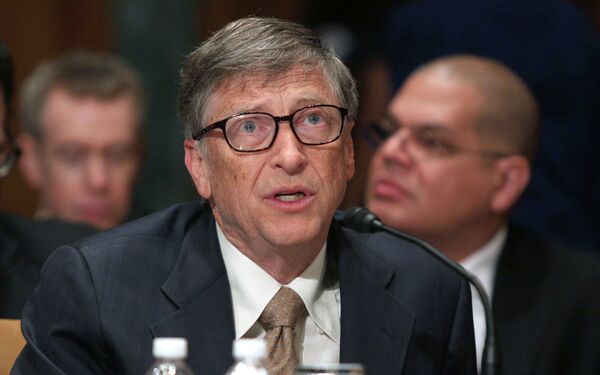 Bill Gates, Microsoft co-founder and co-chair of the Bill and Melinda Gates Foundation Bill Gates, Microsoft co-founder and co-chair of the Bill and Melinda Gates Foundation - Sputnik International