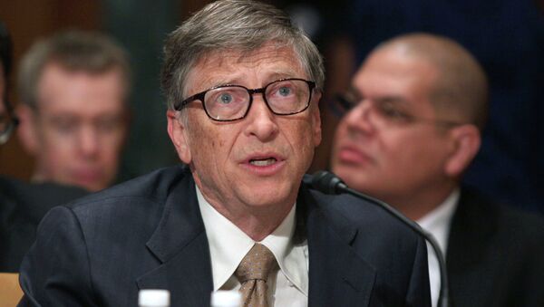 Bill Gates, Microsoft co-founder and co-chair of the Bill and Melinda Gates Foundation - Sputnik International