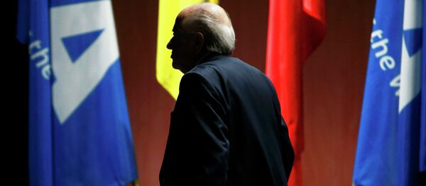 FIFA President Sepp Blatter arrives at the 65th FIFA Congress in Zurich, Switzerland, May 29, 2015 FIFA President Sepp Blatter arrives at the 65th FIFA Congress in Zurich, Switzerland, May 29, 2015 - Sputnik International
