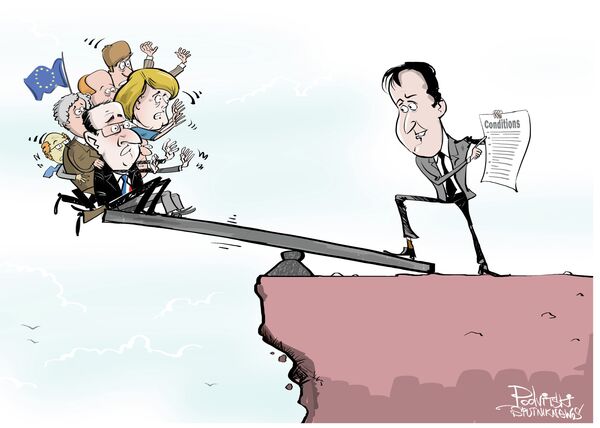 Cameron’s Balancing Act Cameron’s Balancing Act - Sputnik International