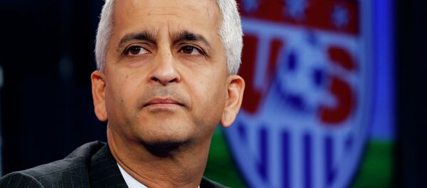 The United States' soccer association has said it is disappointed in the reelection of Sepp Blatter as the head of world soccer's governing body, the same week that seven top FIFA executives were arrested on corruption charges. The United States' soccer association has said it is disappointed in the reelection of Sepp Blatter as the head of world soccer's governing body, the same week that seven top FIFA executives were arrested on corruption charges. - Sputnik International