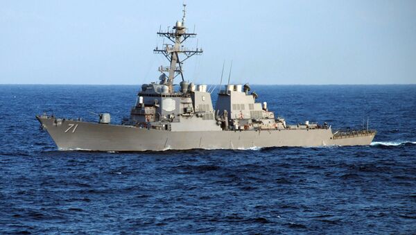 Guided-missile destroyer USS Ross (DDG 71) crosses the Atlantic Ocean - Sputnik International
