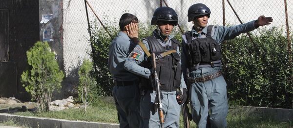 Afghanistan security forces inspect the site of attack in Kabul, Afghanistan, Wednesday, May 27, 2015 Afghanistan security forces inspect the site of attack in Kabul, Afghanistan, Wednesday, May 27, 2015 - Sputnik International