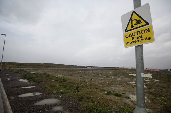 A picture shows development land where the reactors of Hinkly C nuclear power station at Hinkley Point will be built on the west coast of England. A picture shows development land where the reactors of Hinkly C nuclear power station at Hinkley Point will be built on the west coast of England. - Sputnik International