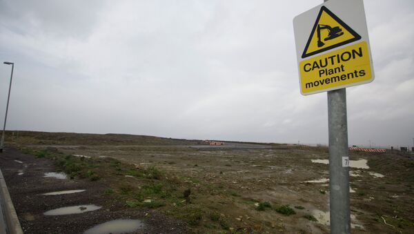 A picture shows development land where the reactors of Hinkly C nuclear power station at Hinkley Point will be built on the west coast of England - Sputnik International