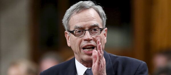 Canada's Finance Minister Joe Oliver Canada's Finance Minister Joe Oliver - Sputnik International