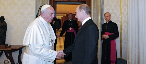 Vladimir Putin visits the Vatican - Sputnik International