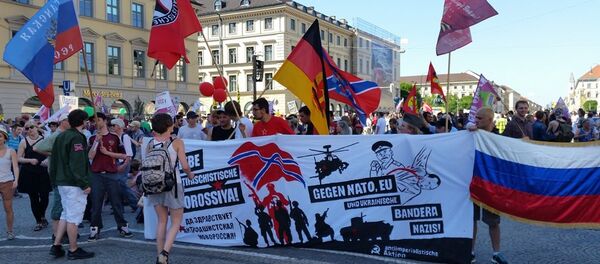 Rally at Anti-G7 Demo in Bavaria Rally at Anti-G7 Demo in Bavaria - Sputnik International