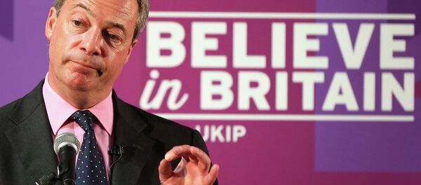 Nigel Farage the leader of the UK Independence Party (UKIP) - Sputnik International