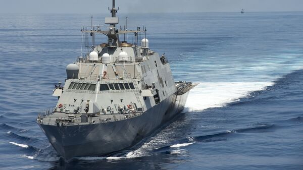 Littoral combat ship USS conducts routine patrols in international waters of the South China Sea - Sputnik International