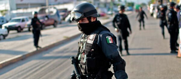Federal Police Officers in Acapulco, Mexico Federal Police Officers in Acapulco, Mexico - Sputnik International