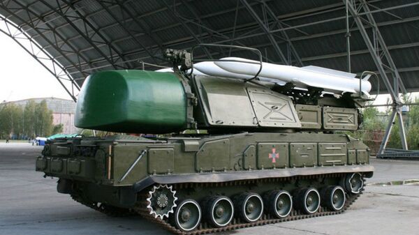 A Ukrainian Buk-M1 anti-aircraft missile system. - Sputnik International