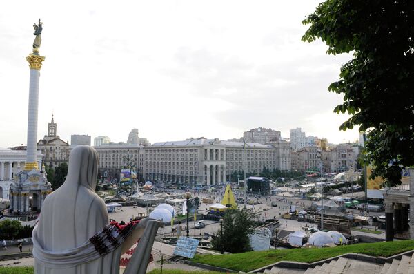 Tent camp on Independence Square in Kiev. File photo Tent camp on Independence Square in Kiev. File photo - Sputnik International