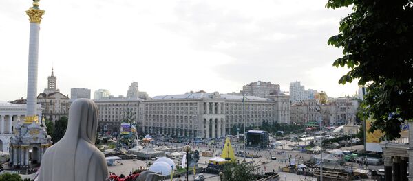 Tent camp on Independence Square in Kiev. File photo Tent camp on Independence Square in Kiev. File photo - Sputnik International