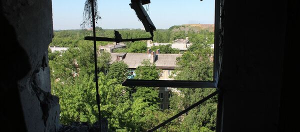 Donetsk after shelling - Sputnik International