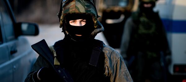 Special Rapid Response Unit practice before a mission in Dagestan - Sputnik International