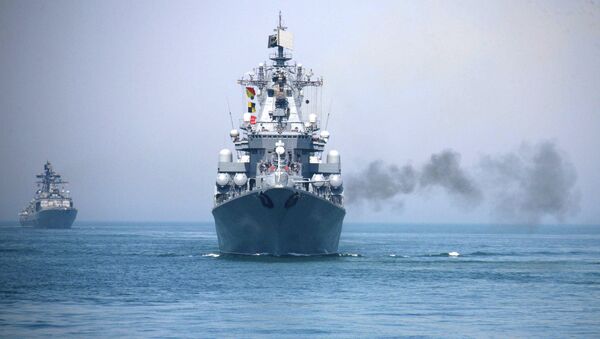 China-Russia joint naval exercise - Sputnik International