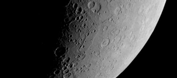 This view of Mercury's southern polar region was captured by NASA's Messenger spacecraft during its mission to orbit the planet for years. - Sputnik International