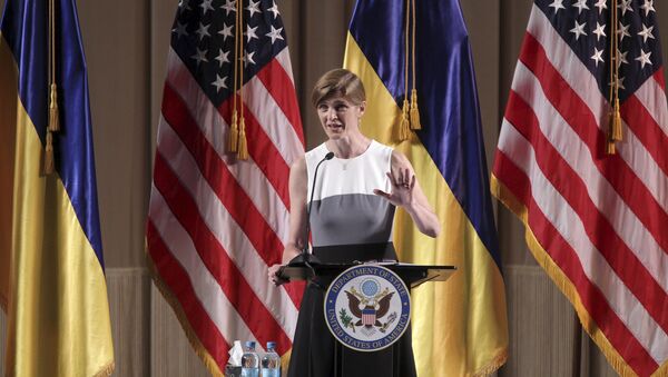 United States Ambassador to the United Nations Samantha Power delivers her speech dedicated to reforms in Ukraine, at the Oktyabrsky Palace in Kiev, Ukraine, June 11, 2015 - Sputnik International