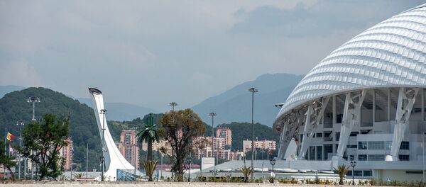 View of the Olympic Cauldron and Fisht Stadium in Sochi's Olympic Park. - Sputnik International