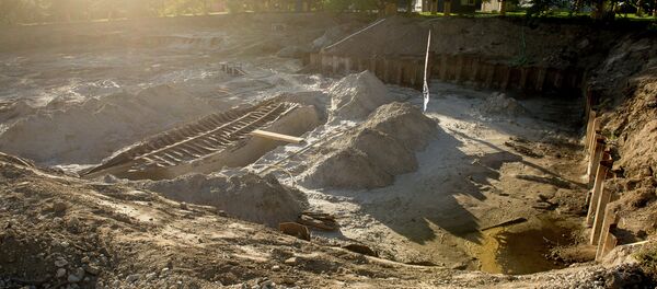 The remains of a medieval ship The remains of a medieval ship - Sputnik International