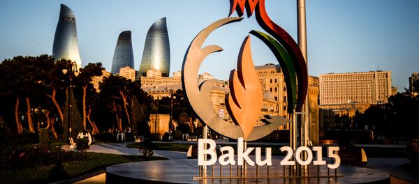 The symbol of the 2015 European Games The symbol of the 2015 European Games - Sputnik International